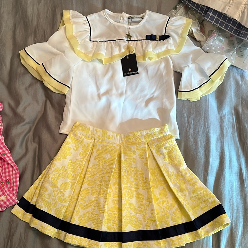 Piccola Speranza skirt and shirt